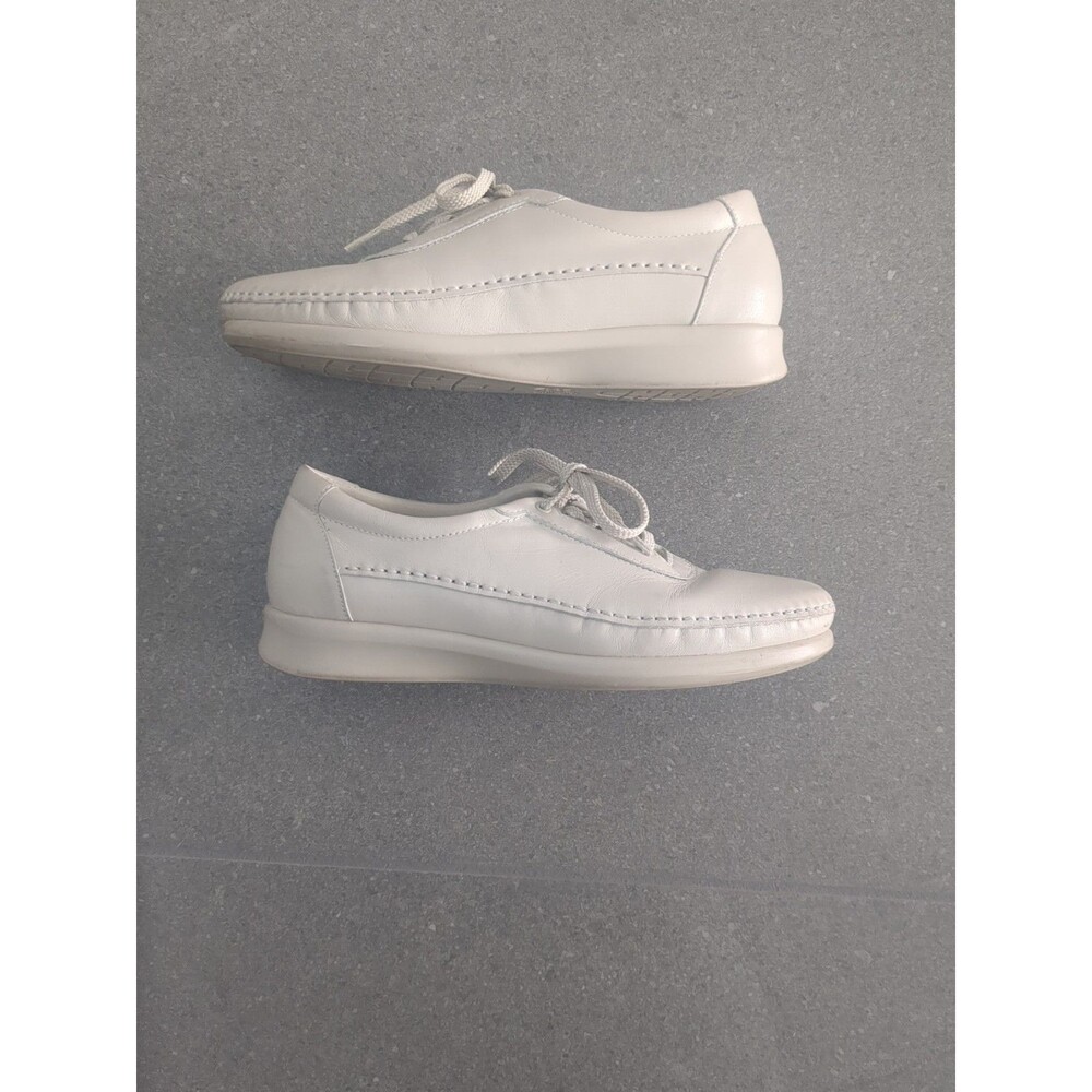 SAS Traveler Tripad Comfort Athletic Womens Bone Leather Laced Shoes Size 7.5N - Picture 3 of 11
